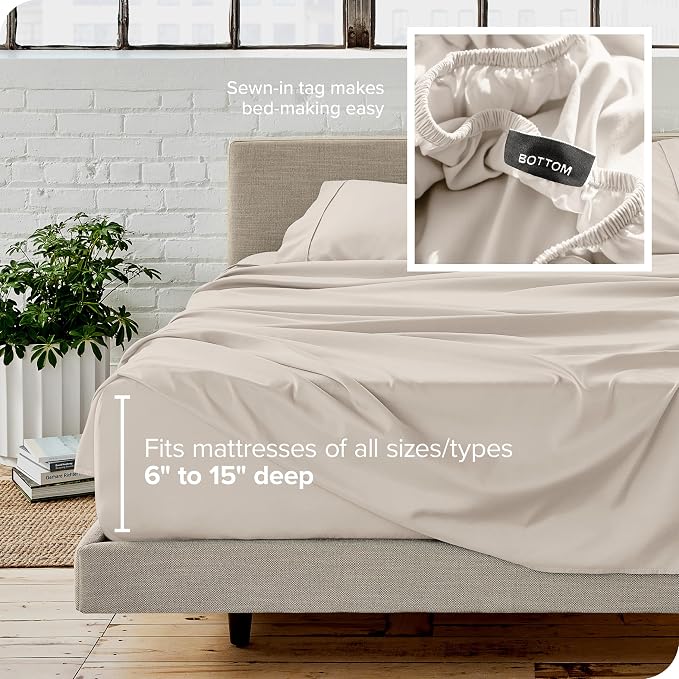 Bare Home Full XL Sheet Set - Image 5
