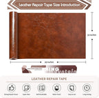 KING MOUNTAIN Leather Repair Patch, 16 x 60 Inches Self-Adhesive Repair Tape - Image 4