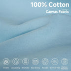 Simple&Opulence 100% Cotton Canvas Fabric 10oz. 59 Inch by The Yard, Nature - Image 2