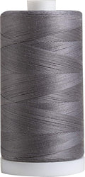 Connecting Threads Grey 100% Cotton Thread Spool | Large 1200 yard thread spool by ConnectingThreads