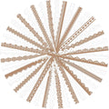 160 Pcs Transparent Lace Stickers by Obujopal