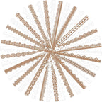 160 Pcs Transparent Lace Stickers by Obujopal