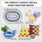 Craftido-20 Options-100% Cotton Jelly Roll Fabric Precut Strips - Image 8