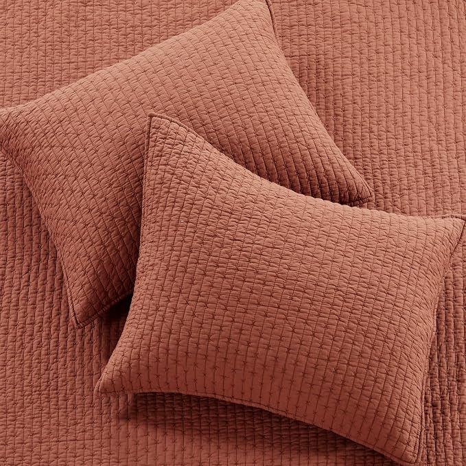 Levtex Home Cross Stitch Reversible King/Cal King Quilt Set - Image 3