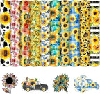 HTVSTD Sunflower HTV Heat Transfer Vinyl 10 Sheets 12×10in Iron on Vinyl | by CraftingEveryday