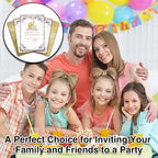 Princess Birthday Invitations, 25 Double-Sided Magical Kingdom Castle Party - Image 4