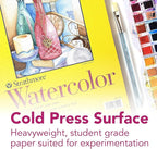 Strathmore 300 Series Wire Bound Watercolor Pad, 140 lb. Cold Press, 11 X 15 - Image 2