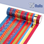 Mr. Pen- Washi Tape Set, 15 Rolls, Metallic Foil | 5 Yards/Roll, Washi Tape - Image 2