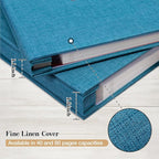 potricher Large Photo Album Self Adhesive 3x5 4x6 5x7 8x10 10x12 Pictures Linen - Image 5