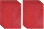 PATIKIL Red Shiny EVA Glitter Foam Sheet 16x12 Inch 2mm Thick by PATIKIL