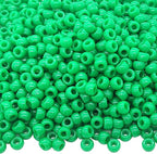 1000Pcs Pony Beads Bracelet 9mm Green Plastic Barrel Pony Beads by Auvoua