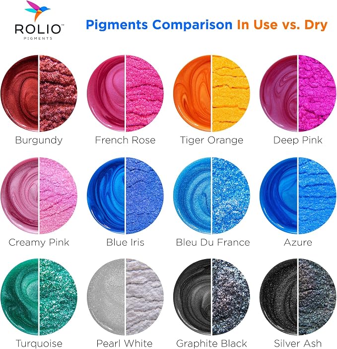Rolio Epoxy Resin & Mica Powder Bundle, 2 Gallon Clear Casting Kit - Image 7