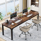 Tribesigns 78.7 Inches Extra Long Computer Desk 2 Person Desk, Double Long Desk by Unknown