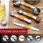 Spring Chef Stainless Steel Magnetic Measuring Spoons Set of 8 - Image 6