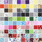 Tudomro 100 Pcs 10'' x 10'' Cotton Fabric Squares - Image 9