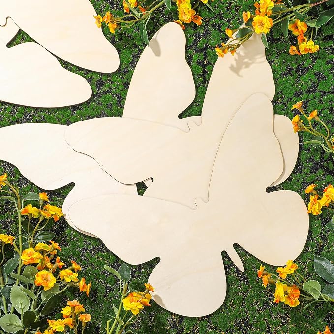 Anglechic 12 Pack 12 Inch Wooden Butterflies - Image 5