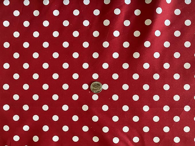 Valentina Textile inc Small Polka Dot Poly Cotton Multi-Colors 60" Wide - Image 2