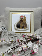 RIOLIS - Yorkshire Terrier 2152, Dogs Cross Stitch Kits 9¾" x 9¾", Counted - Image 7