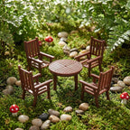 Garneck 4Sets Miniature Dollhouse Furniture Set: Dollhouse Kitchen Table and - Image 3