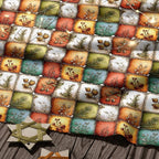 Autumn Forest Patchwork Cotton Fabric Panel – 61 × 36.6 Inches, 100% Cotton 140 - Image 8