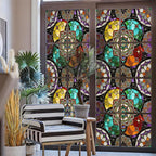 Stained Glass Window Privacy Film Static Cling - Image 3