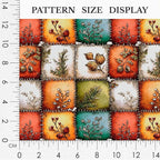 Autumn Forest Patchwork Cotton Fabric Panel – 61 × 36.6 Inches, 100% Cotton 140 - Image 3