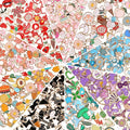 300Pcs Charms for Jewelry Making, Wholesale Bulk Assorted Gold-Plated Enamel by ProfessionalDIYArtSupplier