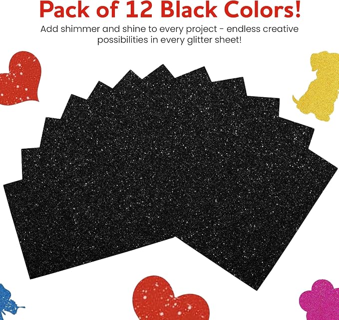 Self-Adhesive Glitter EVA Foam Sheets - Image 3
