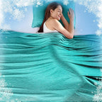 KMUSET Cooling Blanket Full Size（80"x90", Double Sided Summer Cooling Blankets by COZYBLANKETHappyHomeLife