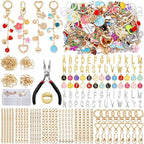 Wurosi 544Pcs Charms Lip Gloss Keychain Making Kit, Bag Charm Kits by Unknown