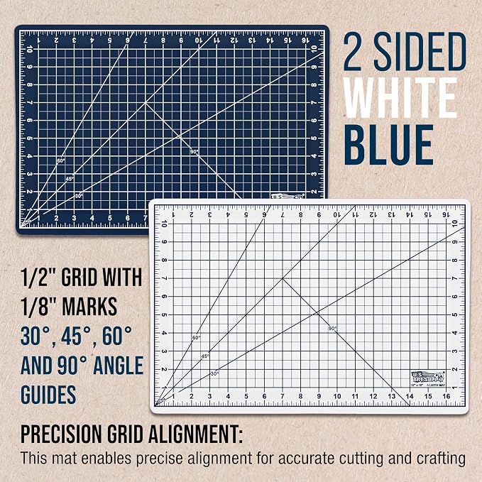 U.S. Art Supply 12" x 18" Self-Healing Cutting Mat 5-Ply - Image 3