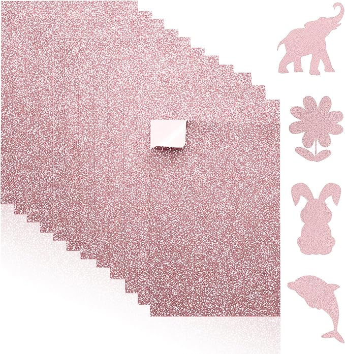 Self-Adhesive Glitter EVA Foam Sheets by Unknown