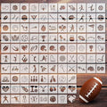 Fainne 100 Pcs 2 Inch Stencils Small Stencils by Fainne