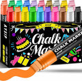 Window Chalk Markers for Blackboard，20 Colors Washable Glass Jumbo Liquid Chalk by AYSIP