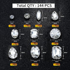 Sew on Rhinestone, Bags and Sewing Accessories，Crystal - Image 3