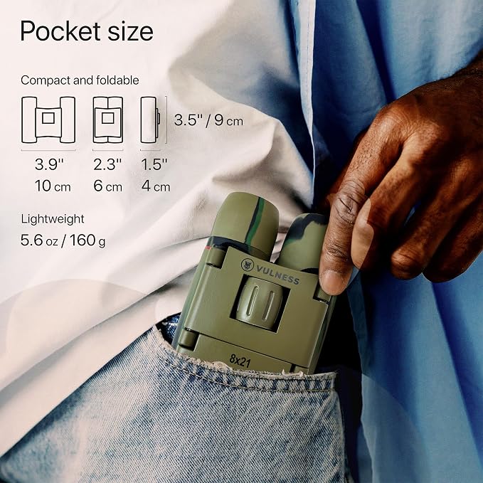 Small Binoculars for Adults | Cruise Ship Essentials Camping Bird Watching - Image 6