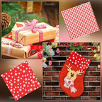 AUEAR, 35 Pack Cotton Print Fabric Bundle Squares 9.8"x9.8" Quilting Sewing - Image 6