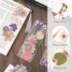 Fuyoooo 376 Pcs Pressed Flowers Bookmark Making Kit, DIY Bookmark Laminating - Image 3