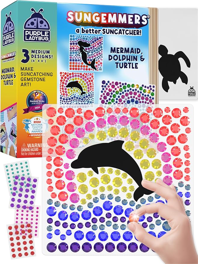 SUNGEMMERS Gem Window Art Suncatcher Kit by PurpleLadybug