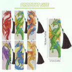 6 Pcs Dragon Diamond Art Bookmarks - Image 3