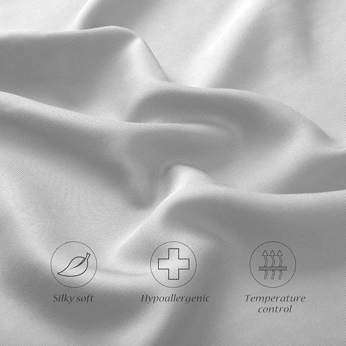 Cooling Crescent Side Sleeper Pillow Cases King Size Set of 2 - Image 3