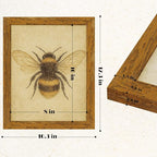 puthiac 8x10 Rustic Farmhouse Picture Frame, Honey Oak, 1 Pack | Distressed MDF - Image 5
