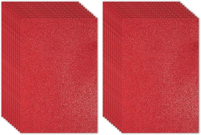 PATIKIL 20 Sheets 2mm Glitter Foam Sheet by PATIKIL