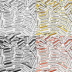 Hicarer 80 Pieces Word Charms Pendants Engraved Motivational Charms Pendants by Hicarer