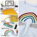 HTVVETUR Glitter Heat Transfer Vinyl - Image 5