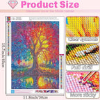 WUDWL Diamond Art Kits for Adults Beginner, Tree of Life DIY Modern Diamond - Image 4