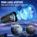 Telescope, Telescope for Adults High Powered, 90mm Aperture 800mm Professional - Image 2