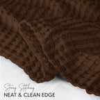 Utopia Bedding 100% Cotton Waffle Weave Blanket Queen Size - Image 4