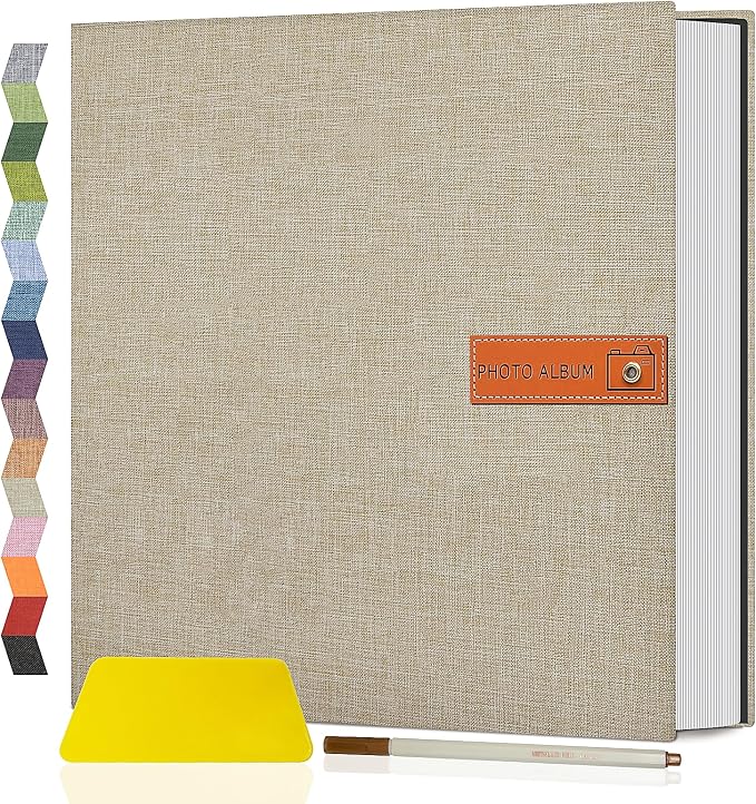 Popotop Large Photo Album Self Adhesive 4x6 5x7 8x10 Scrapbook Album DIY by Popotop