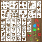 Keluna Stencils for Painting on Wood by KelunaPaintingStencils